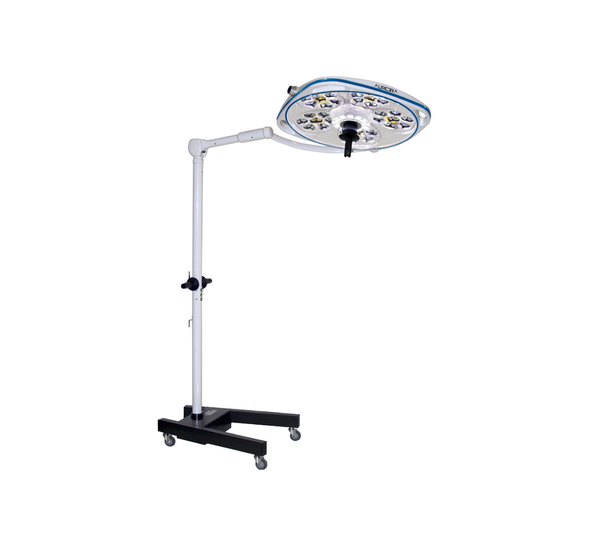 Single, Variable-Focus 24 Inch LED Surgical Lighting Fixture with Mobile Stand