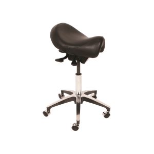 Comfort Series Medical Stool Saddle Seat Hand Activated