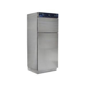Warming Cabinet dual compartment, three shelves with stainless steel doors