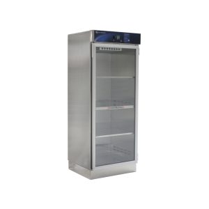 Warming Cabinet single compartment, two shelves with glass door