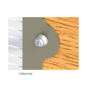 Keyed Vision Panel Secura Privacy Vision Panel | Mental Health Safety Products | Hipac