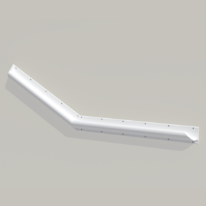 Contour Anti-Ligature 30 Degree Grab Rail, 700mm x 900mm
