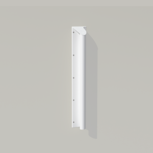 Contour Anti-Ligature Grab Rail, 700mm - Vertical Application