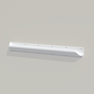 Contour Anti-Ligature Grab Rail, 900mm - Horizontal Application