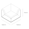 Modular Couch Corner Measurement 8