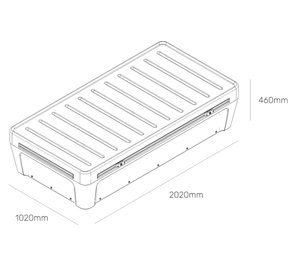 Bed with Restraints Measurement| Mental Health Furniture 4